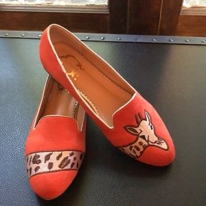 C Wonder Giraffe slip on flats NEW - US Sz 6